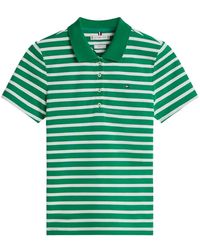 Tommy Hilfiger - Striped-Pattern Polo Top - Lyst