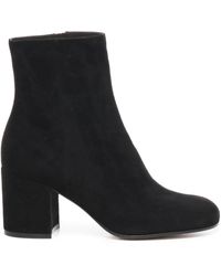Gianvito Rossi - Bottines À Talon Épais 70 Mm - Lyst