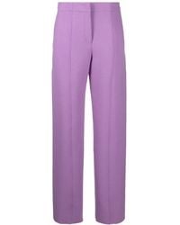 Ferragamo - Straight-Leg Trousers - Lyst