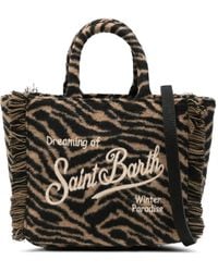 Mc2 Saint Barth - 'Vanity' Mini Felt Zebra Handbag - Lyst