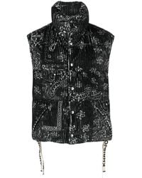 Khrisjoy - Paisley-Print Padded Gilet - Lyst