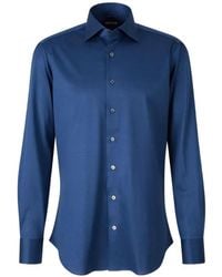 Fray - Gabriel Spread-Collar Shirt - Lyst