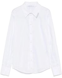 Patrizia Pepe - Piercing-Detail Shirt - Lyst