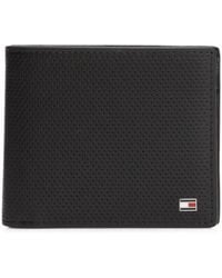Tommy Hilfiger - Perforated Logo-Plaque Wallet - Lyst