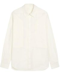 Rick Owens - Chemise À Fermeture Dissimulée - Lyst
