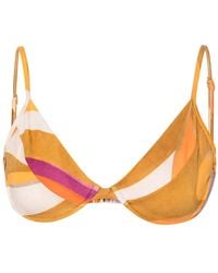 Raquel Diniz - Top de bikini con motivo abstracto - Lyst