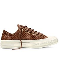 Converse - Chuck 70 Woven Leather Sneakers - Lyst