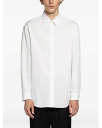 Balenciaga - Long-Sleeve Standard Cotton Shirt - Lyst
