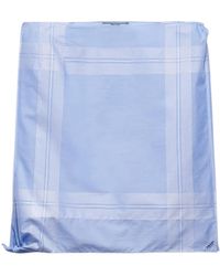 Prada - Geruite Mini-Rok - Lyst