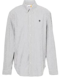 Timberland - Striped Long-Sleeve Shirt - Lyst