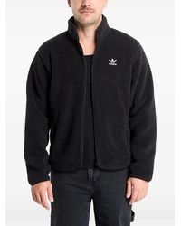 adidas - Trefoil Essentials Teddy Fleece Sweater - Lyst