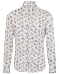 Sonrisa - Palm Leaf-Print Long-Sleeve Shirt - Lyst