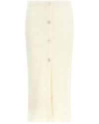 Alessandra Rich - Carded Mohair' Skirt - Lyst