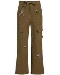 Cinq À Sept - Love Michelle Embellished Cargo Trousers - Lyst