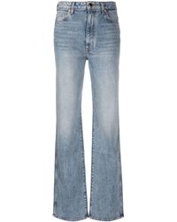 Khaite - High-waisted Straight Jeans - Lyst