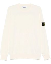 Stone Island - Pullover Mit Kompass-Patch - Lyst