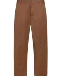Carhartt - Pantalon Boutonné À Patch Logo - Lyst