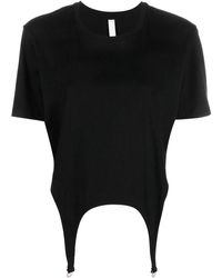 Dion Lee - T-Shirt mit Cut-Outs - Lyst