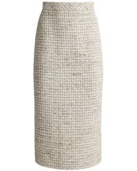 St. John - Azure Tweed Rok - Lyst
