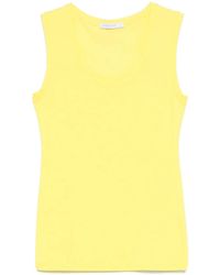 Patrizia Pepe - Rubberised-Logo Tank Top - Lyst