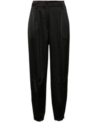 Herno - Tapered Satin Trousers - Lyst