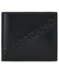 Ferragamo - Logo Leather Wallet - Lyst
