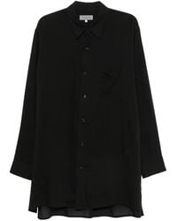 Yohji Yamamoto - Long-Sleeve Oversized Shirt - Lyst