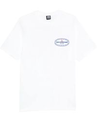 Stussy - T-Shirt mit Text-Print - Lyst