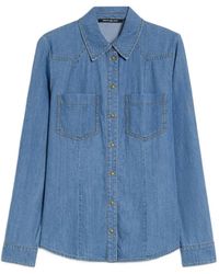 Pennyblack - Western-Style Denim Shirt - Lyst