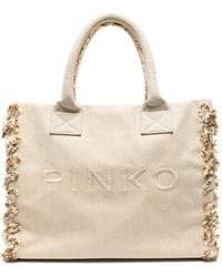 Pinko - ロゴ ビーチバッグ - Lyst