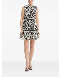 Lola Casademunt - Bead-Embellished Tiered Mini Dress - Lyst