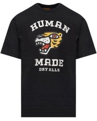 Human Made - Tiger-Graphic T-Shirt - Lyst