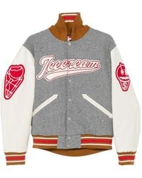 BBCICECREAM - Bomberjacke Mit Logo-Patch - Lyst