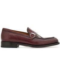 Ferragamo - Gancini-Plaque Leather Mocassins - Lyst