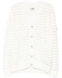 MM6 by Maison Margiela - V-Neck Cardigan - Lyst