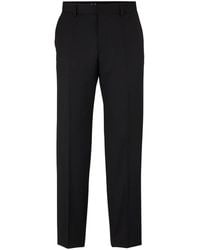 BOSS - Pressed-Crease Tailored Trousers - Lyst