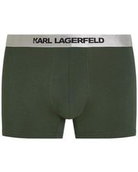 KARL LAGERFELD - Logo-Waistband Boxers (Set Of Three) - Lyst