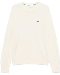 Lacoste - Wool Crew-Neck Sweater - Lyst