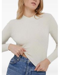 Sisley - Long-Sleeve High-Neck Sweater - Lyst