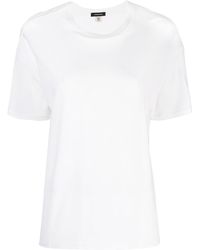 R13 - Camiseta estilo boxy con cuello redondo - Lyst