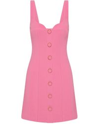 Rebecca Vallance - Muriel Mini-Jurk Met Knopen - Lyst