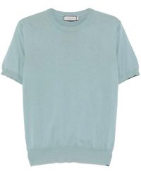Canali - Knitted T-Shirt - Lyst