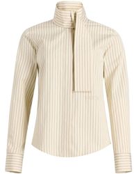 Patou - Scarf Neck Blouse - Lyst