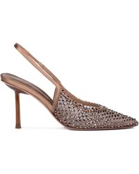 Le Silla - Gilda 80mm ビジュートリム スリングバック パンプス - Lyst