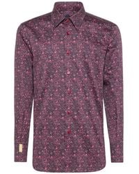 Billionaire - Chemise Slim Crest À Imprimé Baroque - Lyst