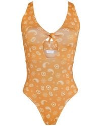 Brigitte Bardot - Teen Badeanzug Mit Paisley-Print - Lyst