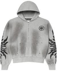 LOSTSHDWS - Acid Wash Zip Hoodie - Lyst