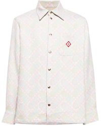 CASABLANCA - Logo-Appliqué Monogram-Jacquard Jacket - Lyst
