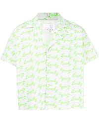 Natasha Zinko - Hemd Mit Slogan-Print - Lyst