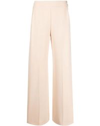 Patrizia Pepe - Slit-Detail High-Waisted Trousers - Lyst